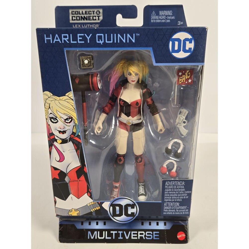 Mattel DC Multiverse Harley Quinn FTB40 Lex Luthor BAF 6in Figure 2018